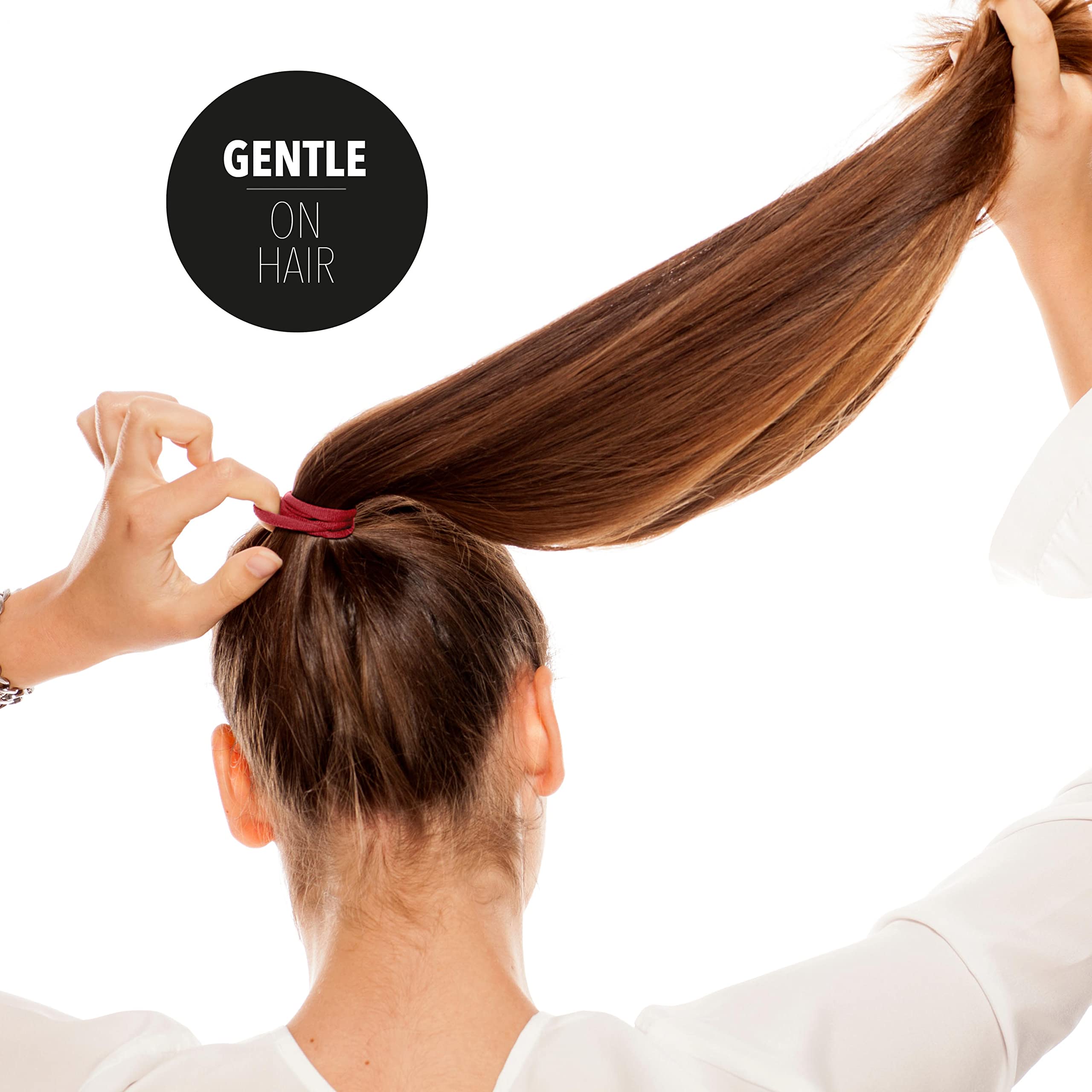 EXPRESSIONS all-hair-types elastic bands suitable for long, short, straight, or curly hair