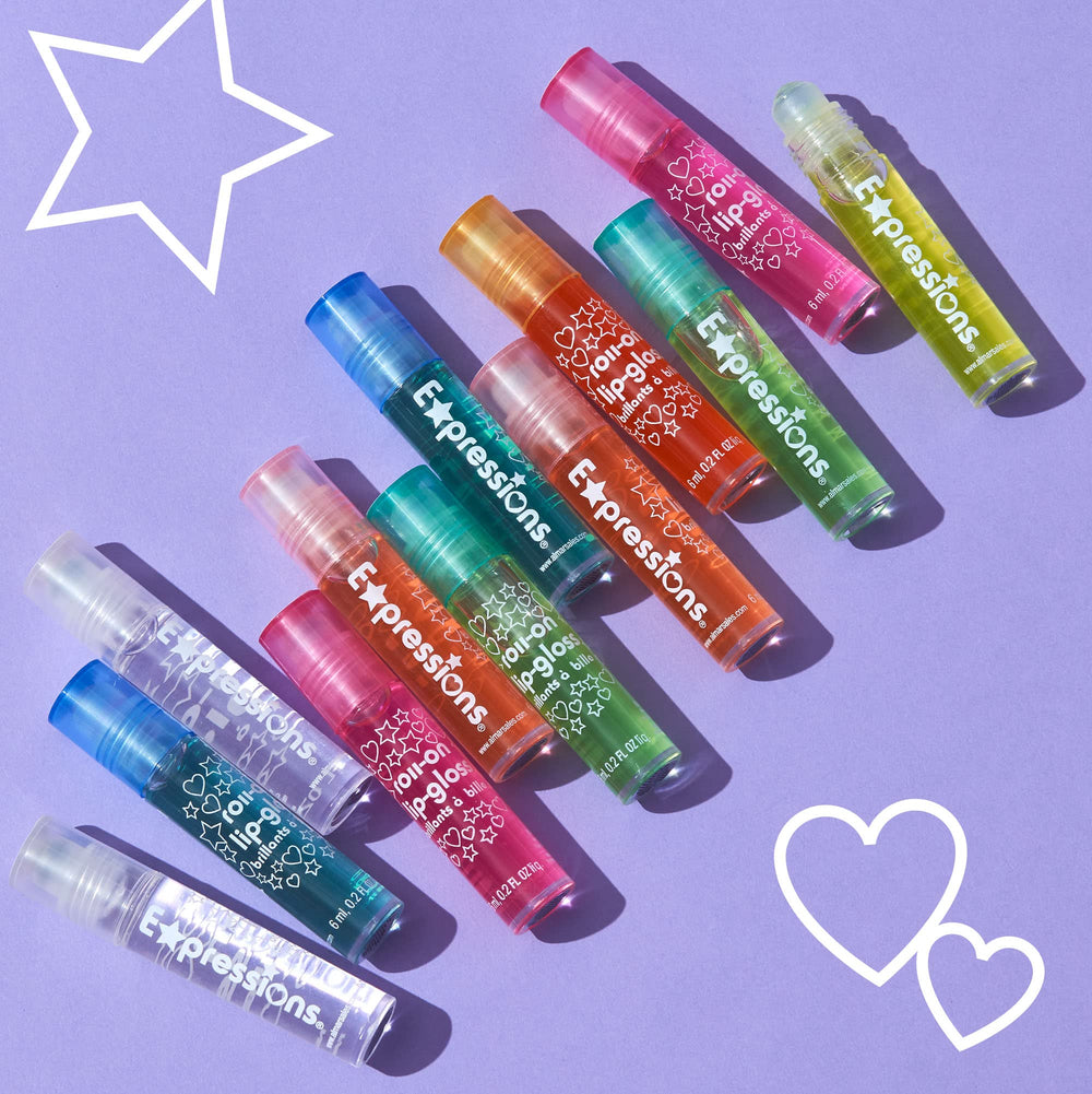 Expressions girl cherry lip gloss—playful color and quick-refreshing gloss