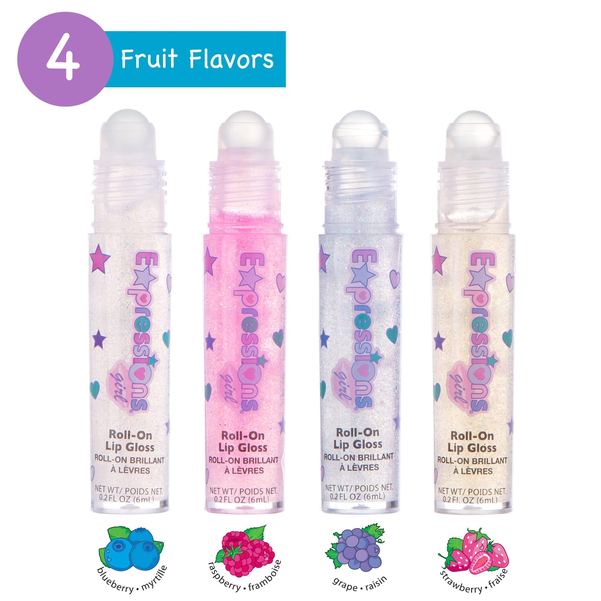 Expressions lip gloss necklace pack worn as necklace for on-the-go hydration.