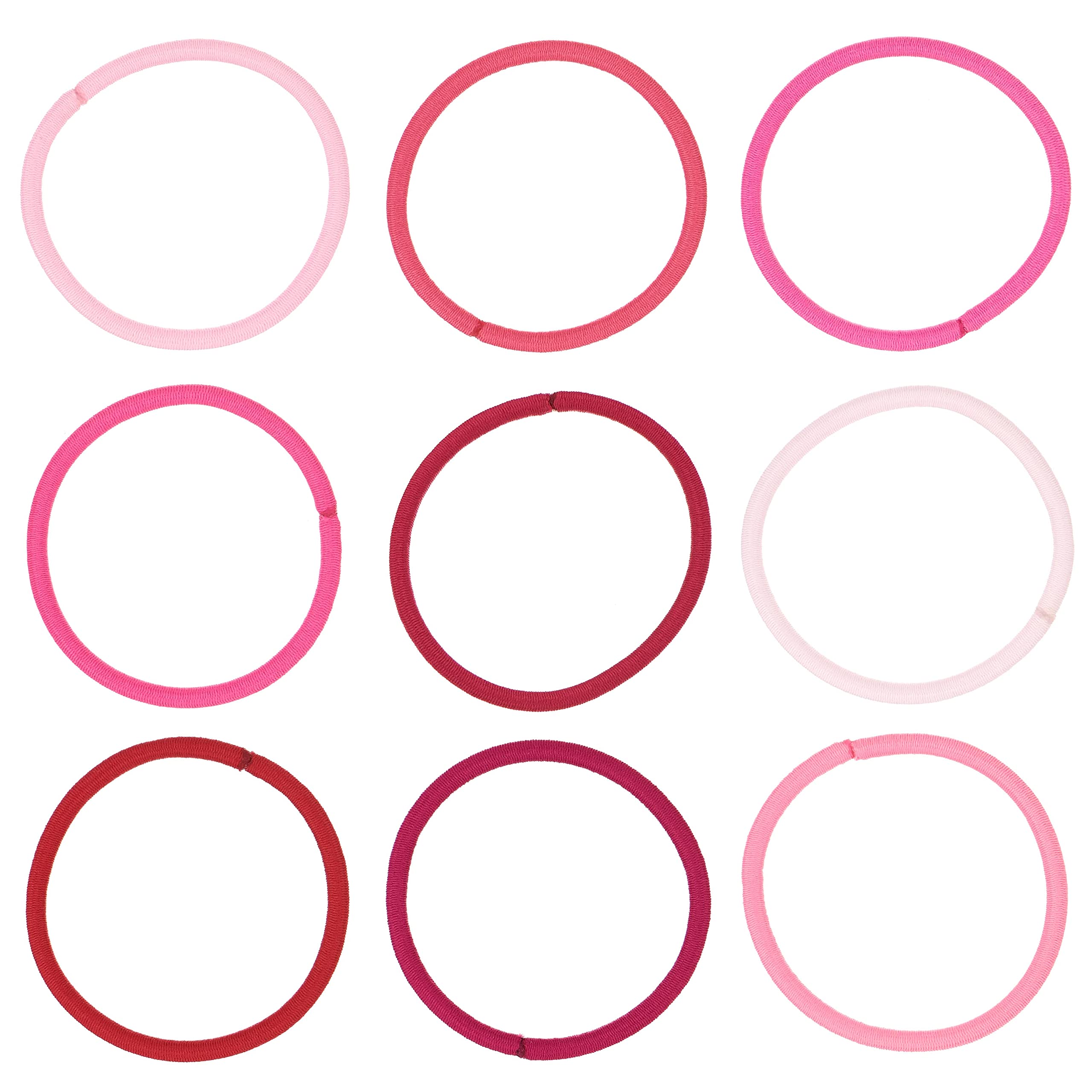 EXPRESSIONS clasp-free no-metal elastics for painless removal and reduced hair breakage