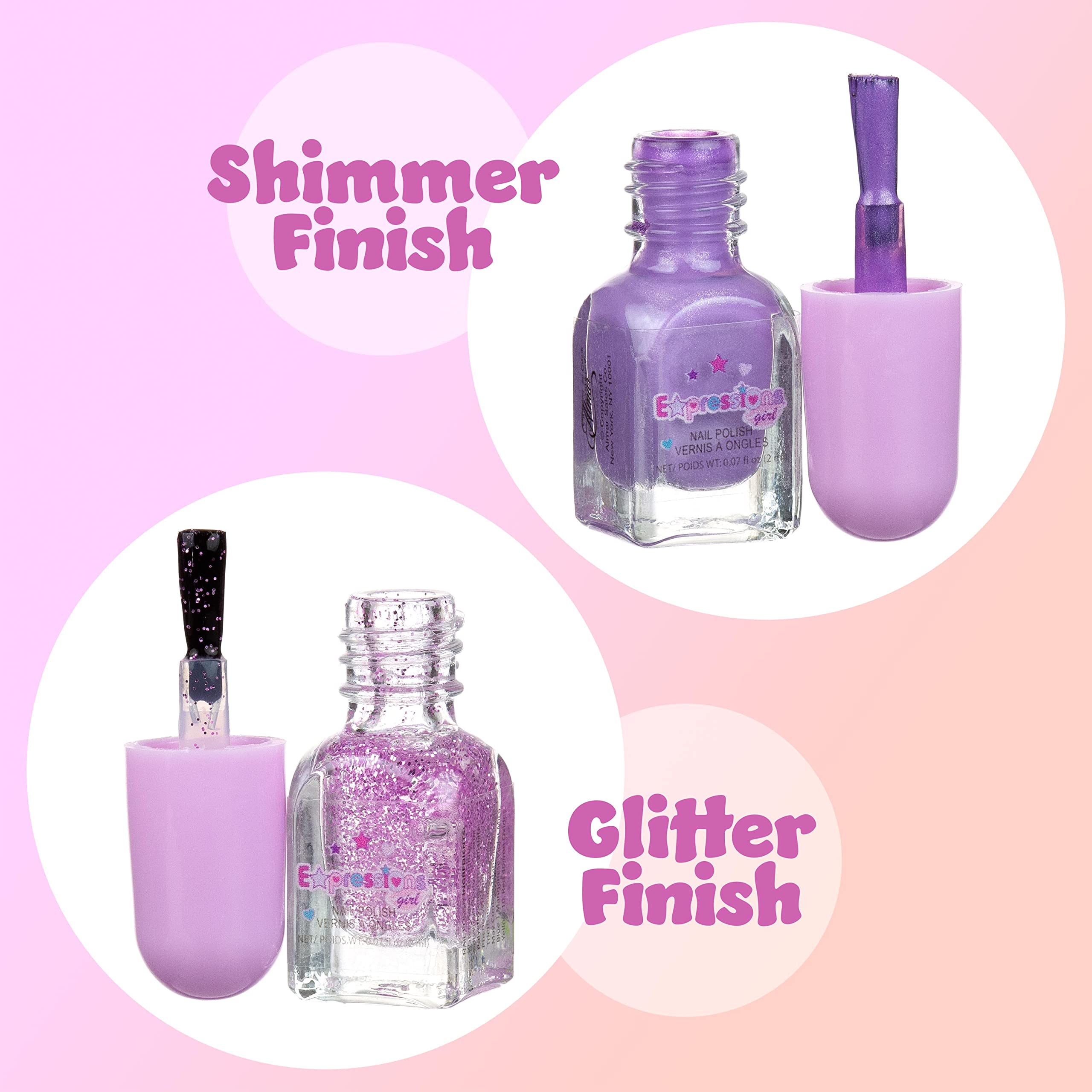 EXPRESSIONS non-toxic nail polish formaldehyde-free bottle safety for sensitive skin
