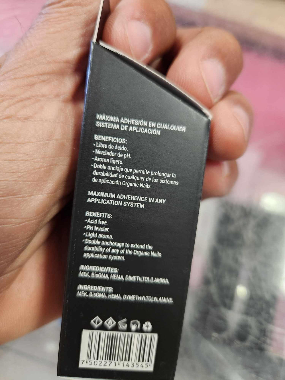 Extravaganza Nails 10ml primer label highlights protein based formula.