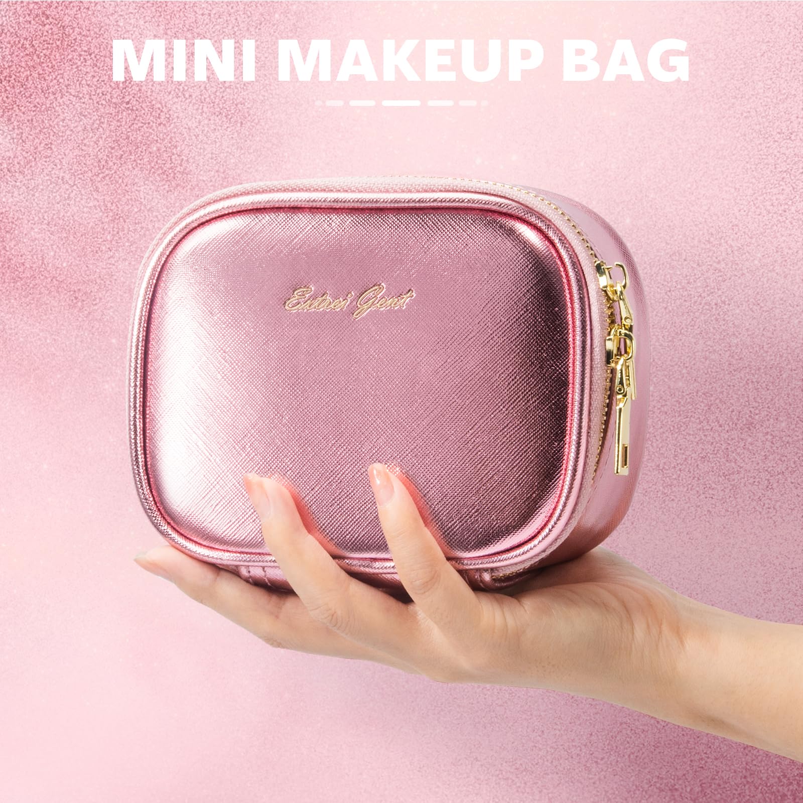 Extrei Gent portable toiletry bag ideal for flights and hotel stays.