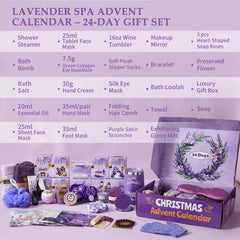Exun Advent Calendar 2025 bath salts create spa-like soaks at home.