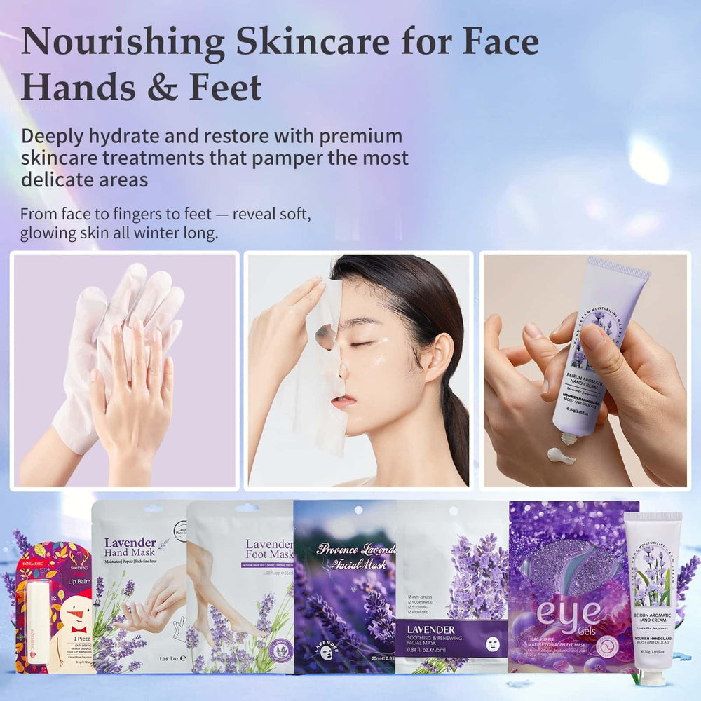 Exun Advent Calendar 2025 silk eye mask suggests luxurious rest and self-care.