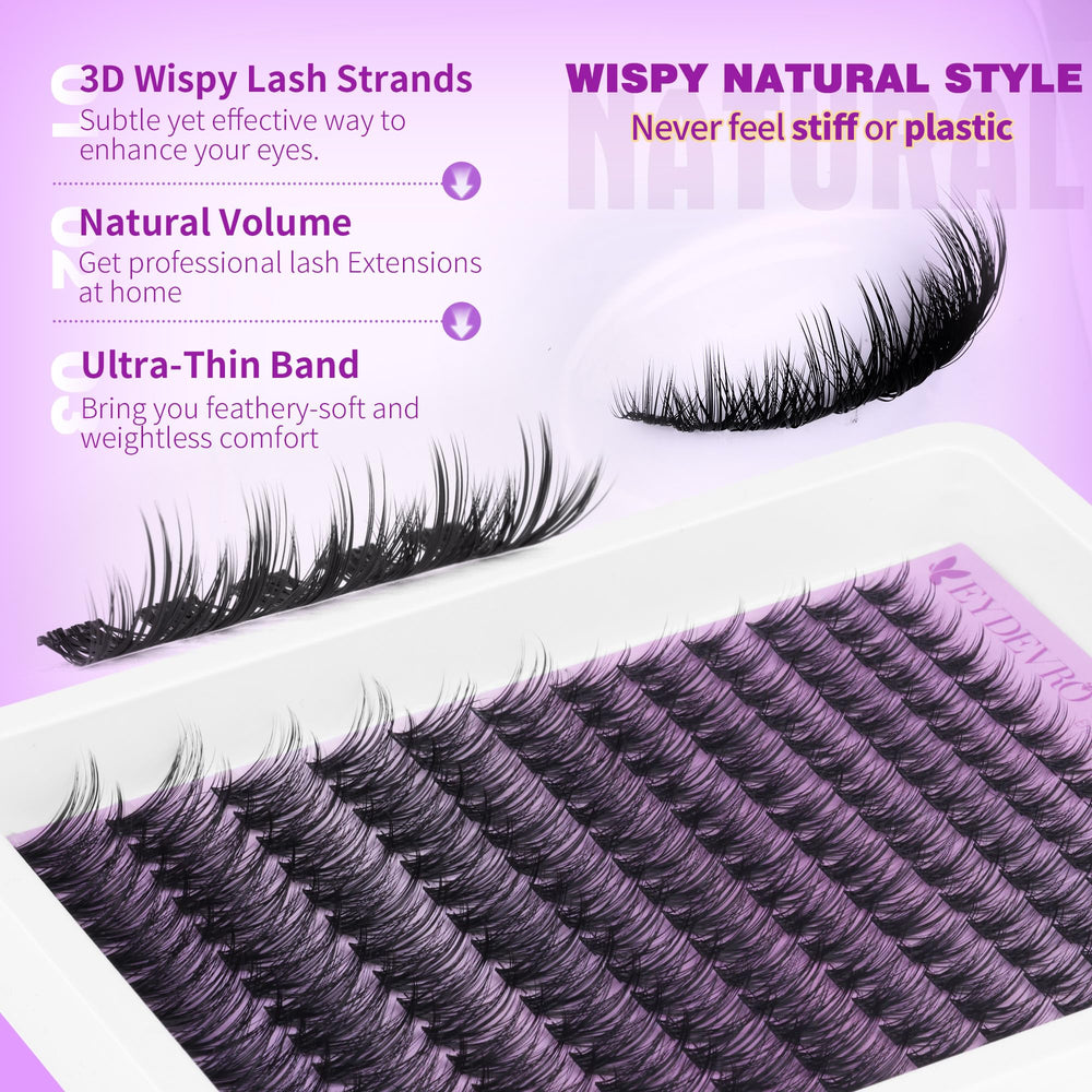 EYDEVRO Lash Bond and Seal included, showing secure long-lasting wear essentials.