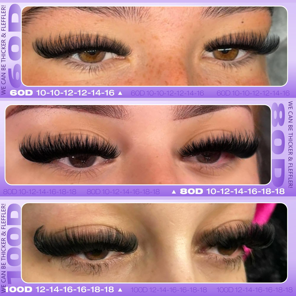 EYDEVRO Lash Clusters Kit creating a wispy look.