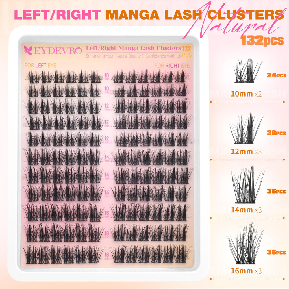 EYDEVRO left-right manga pattern creates a balanced anime-look on both eyes.