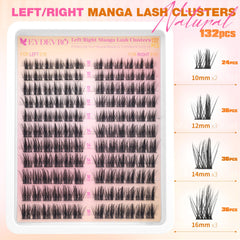 EYDEVRO left-right manga pattern creates a balanced anime-look on both eyes.