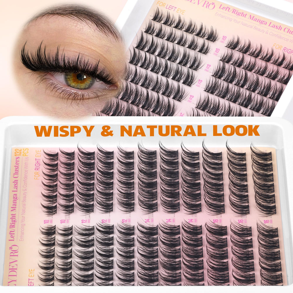 EYDEVRO 10-16mm lengths allow layered inner, mid, and outer lash accents.