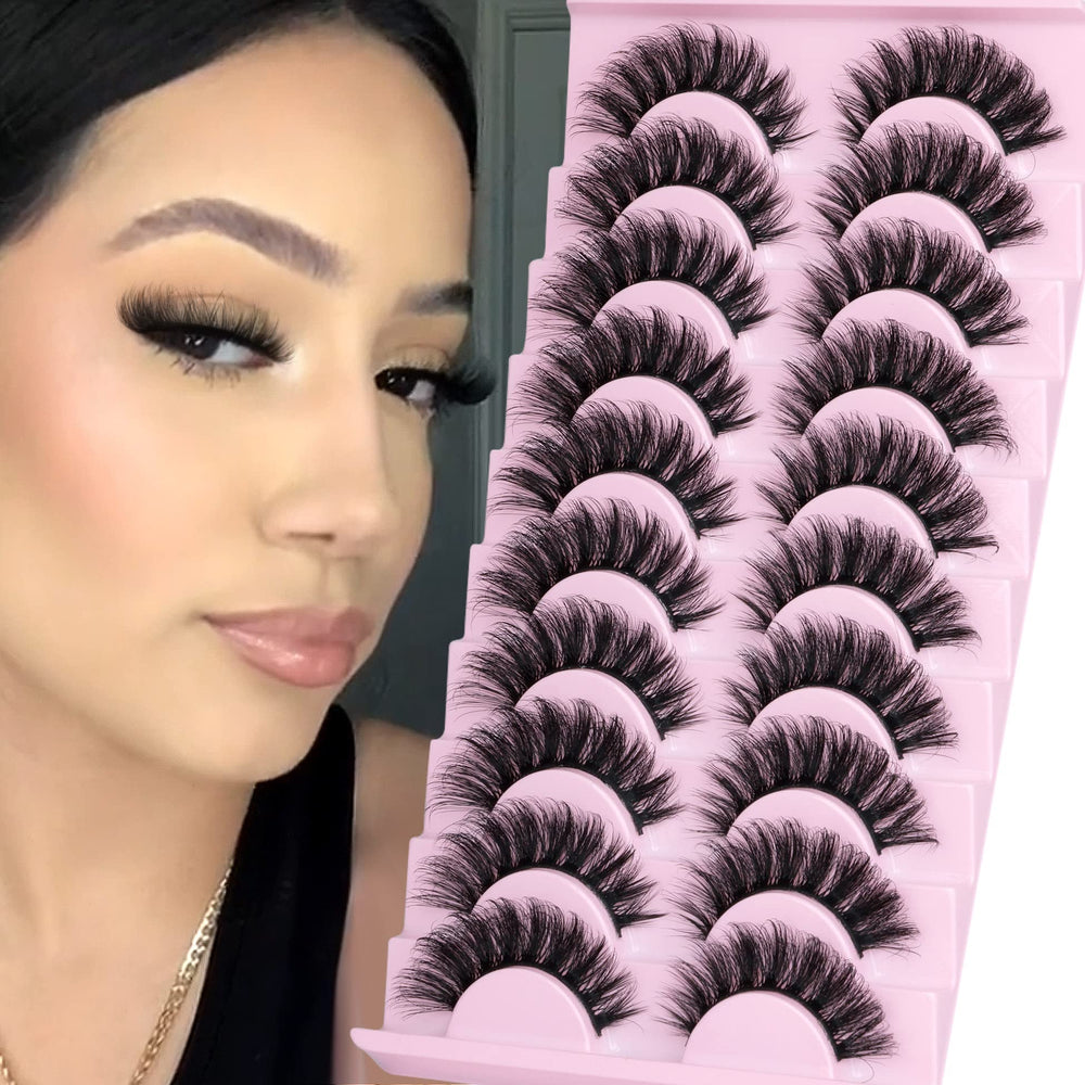 EYDEVRO wispy mink-style 18mm lashes close-up for natural curl and subtle drama
