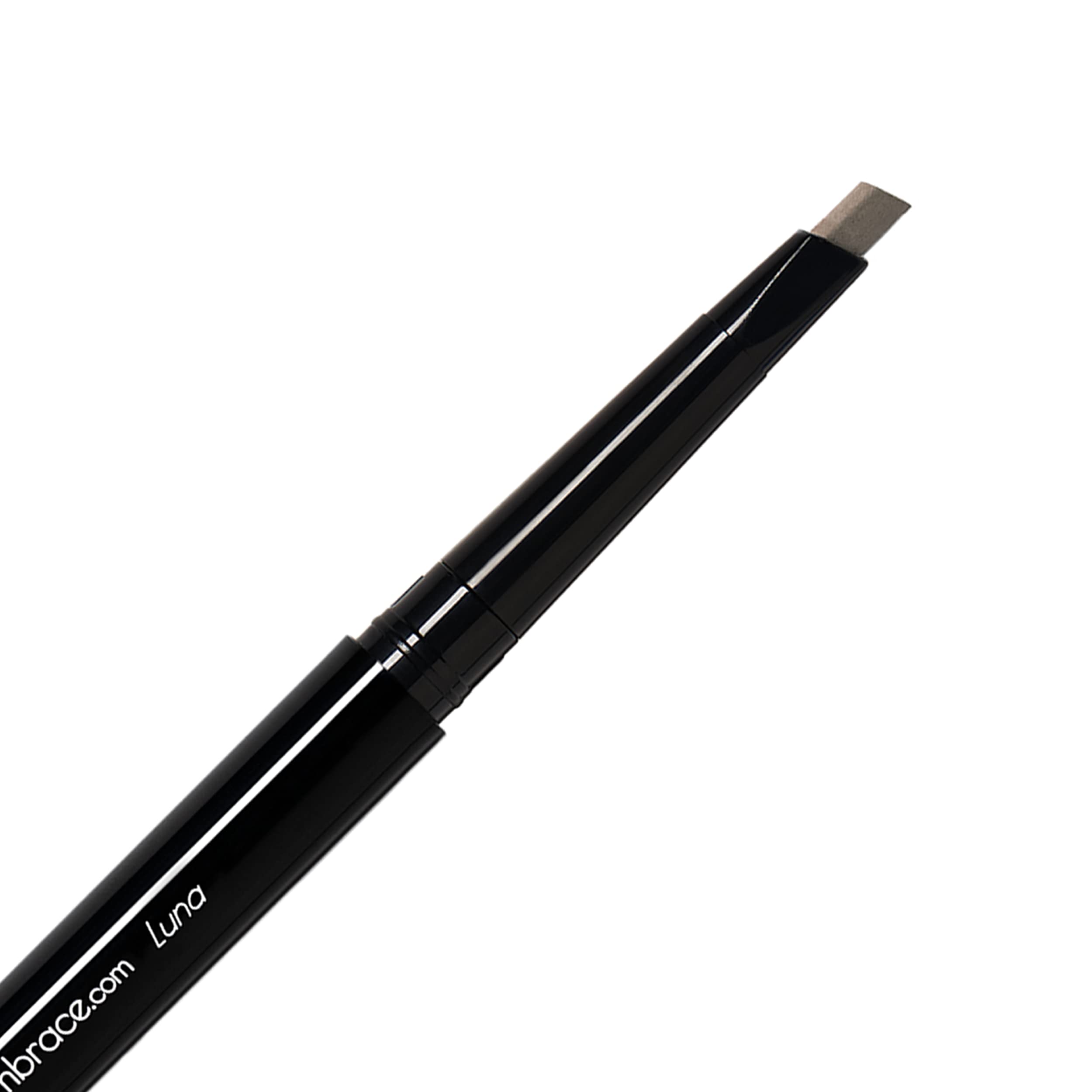 Eye Embrace Luna diamond wedge applicator close-up for precise brow definition