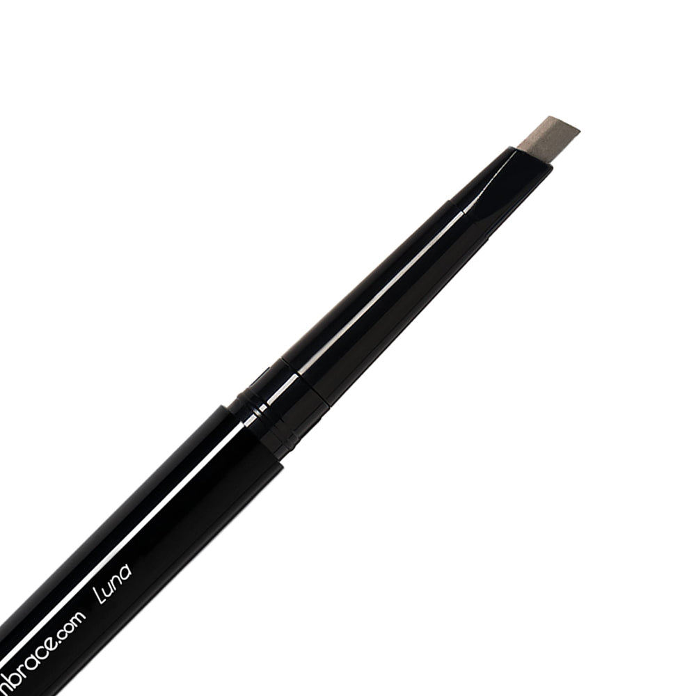 Eye Embrace Luna diamond wedge applicator close-up for precise brow definition