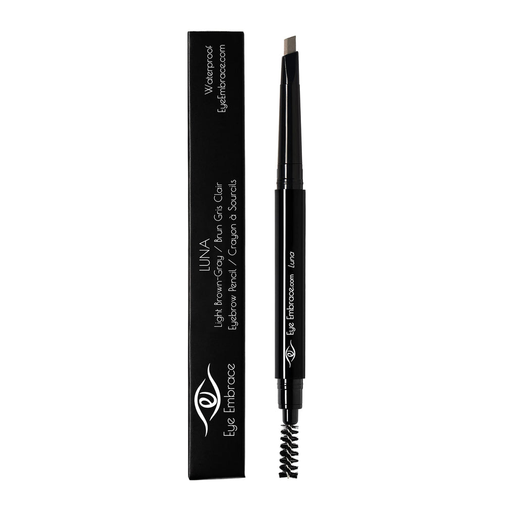 Eye Embrace Luna true light brown-gray shade on skin for gray hair blend