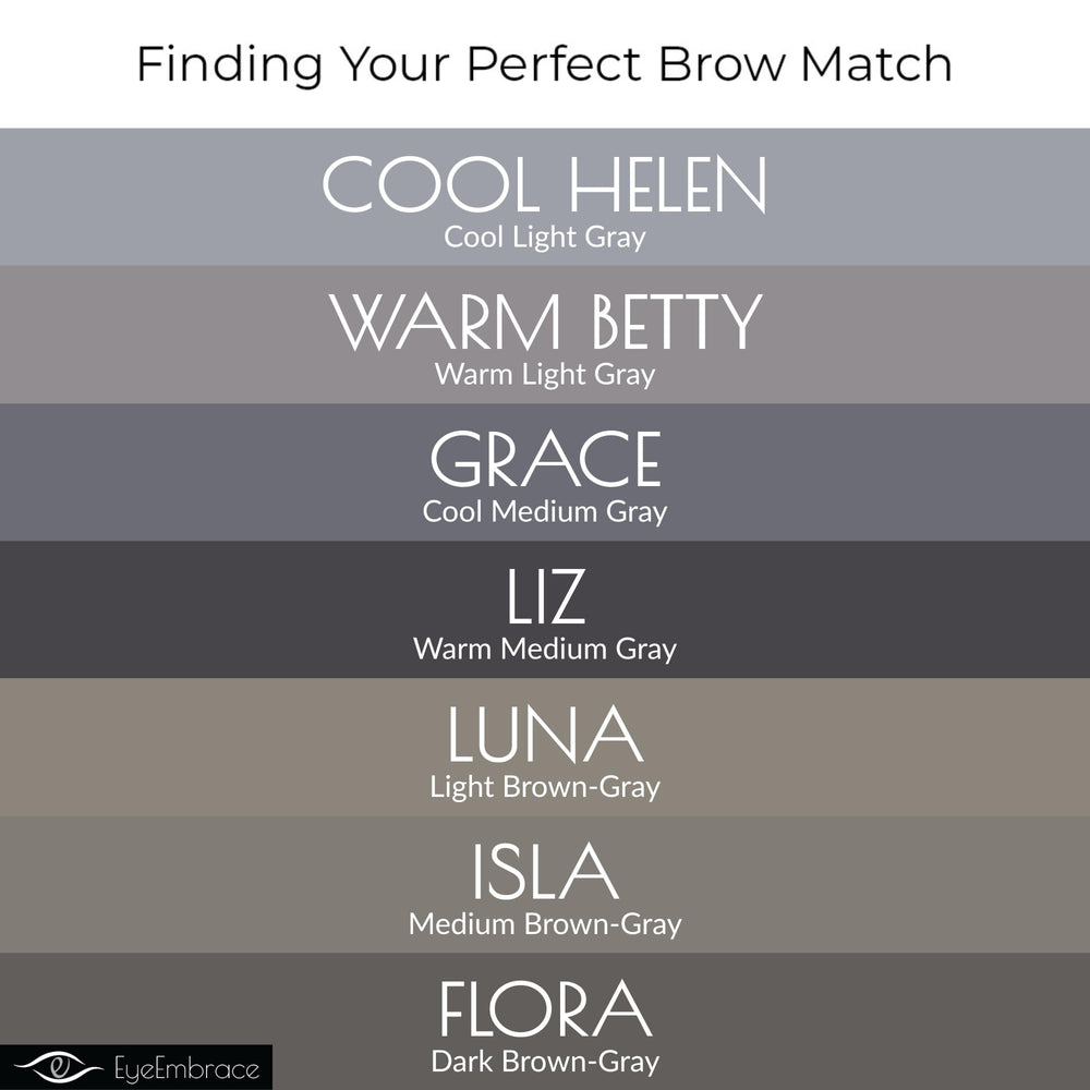 Eye Embrace Luna waterproof formula swatch showing smudge resistance