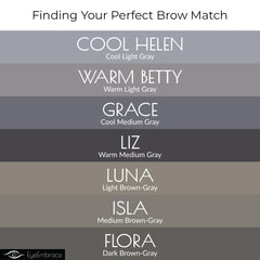 Eye Embrace Luna waterproof formula swatch showing smudge resistance