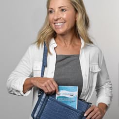 Eyedration travel-friendly steam mask used during transit or on-the-go