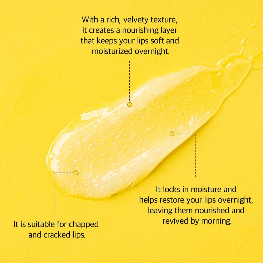 EYENLIP Honey Luster Lip Sleeping Mask collagen ceramide support adds texture comfort