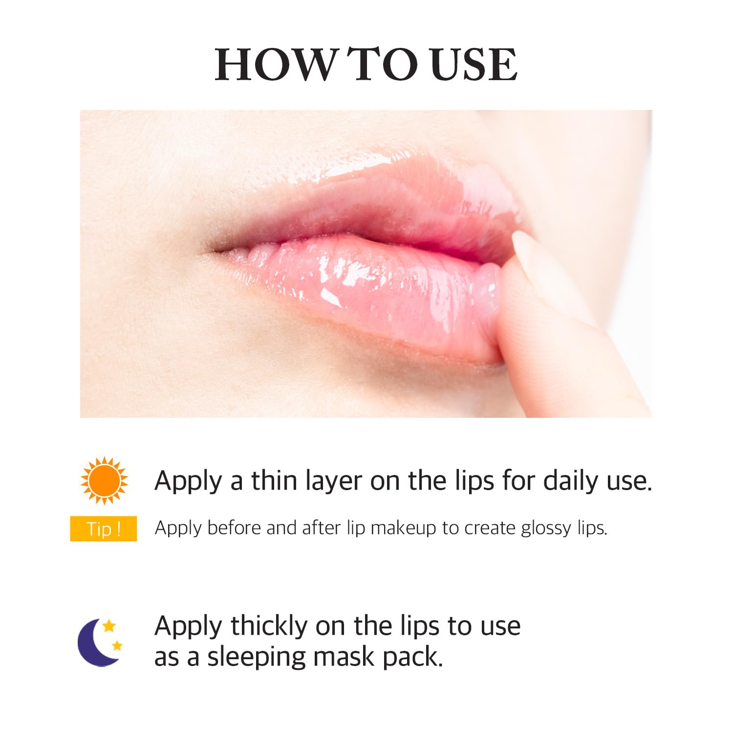 EYENLIP Honey Luster Lip Sleeping Mask overnight glow on lips
