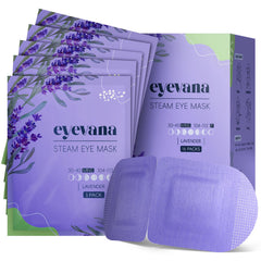 Eyevana 16-pack steam eye mask box delivers relaxing warmth for tired eyes.