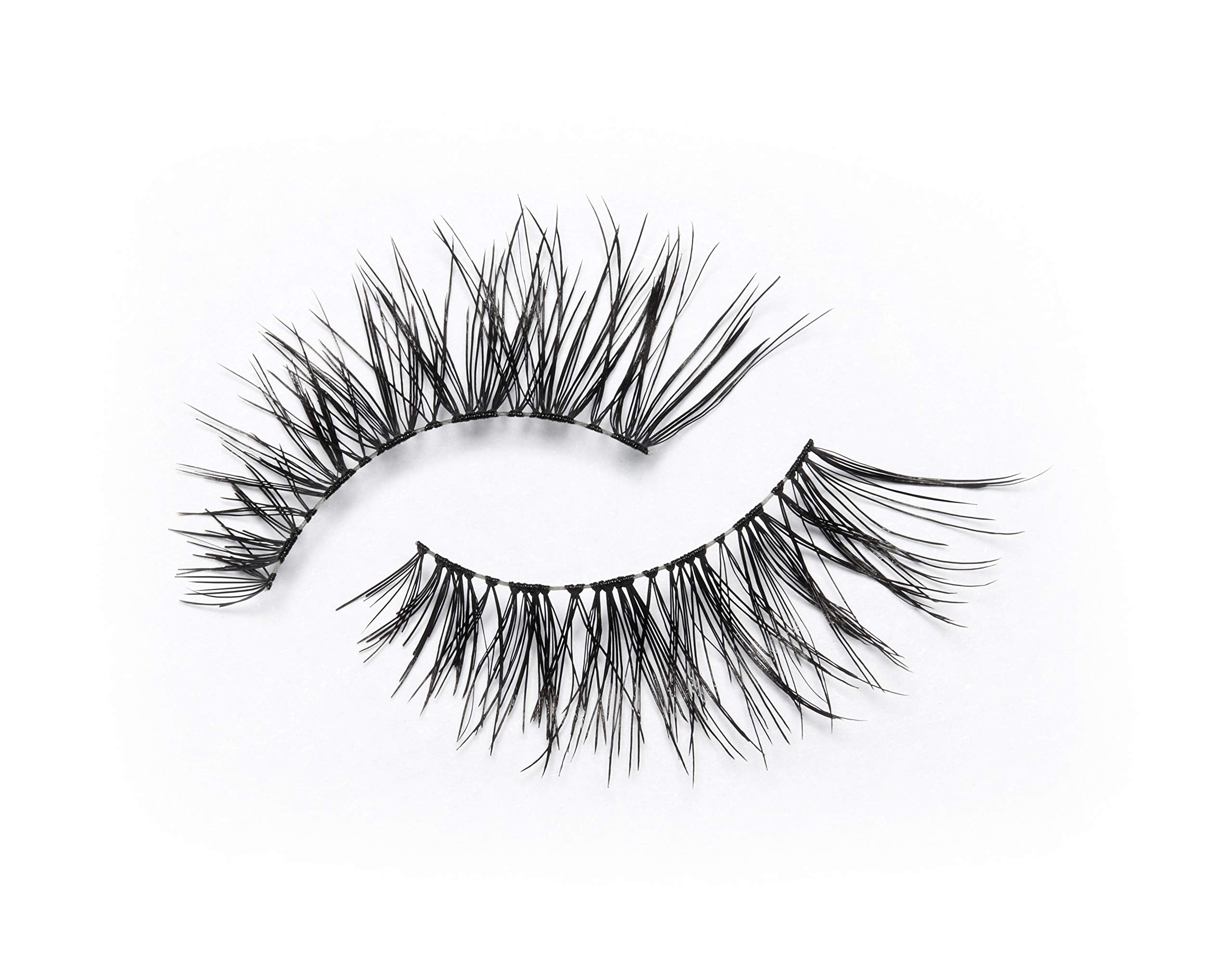 Eylure Fluttery Light 008 outer-edge fullness close-up showing twisty lash.