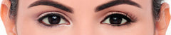 Eylure Fluttery Light 008 close-up of lash tips on eye for natural drama.