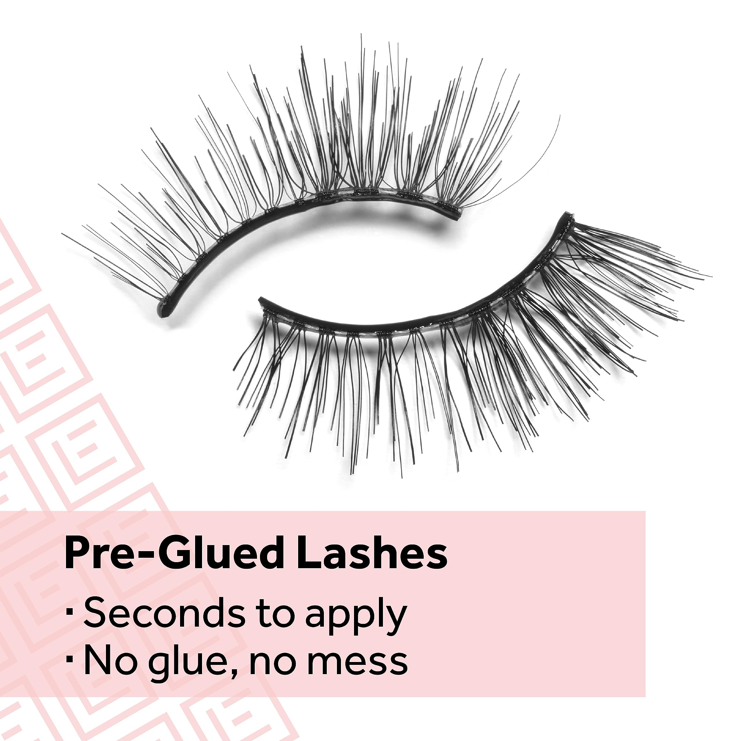 Eylure Naturals No.003 application demonstrates quick 15-second lash fitting