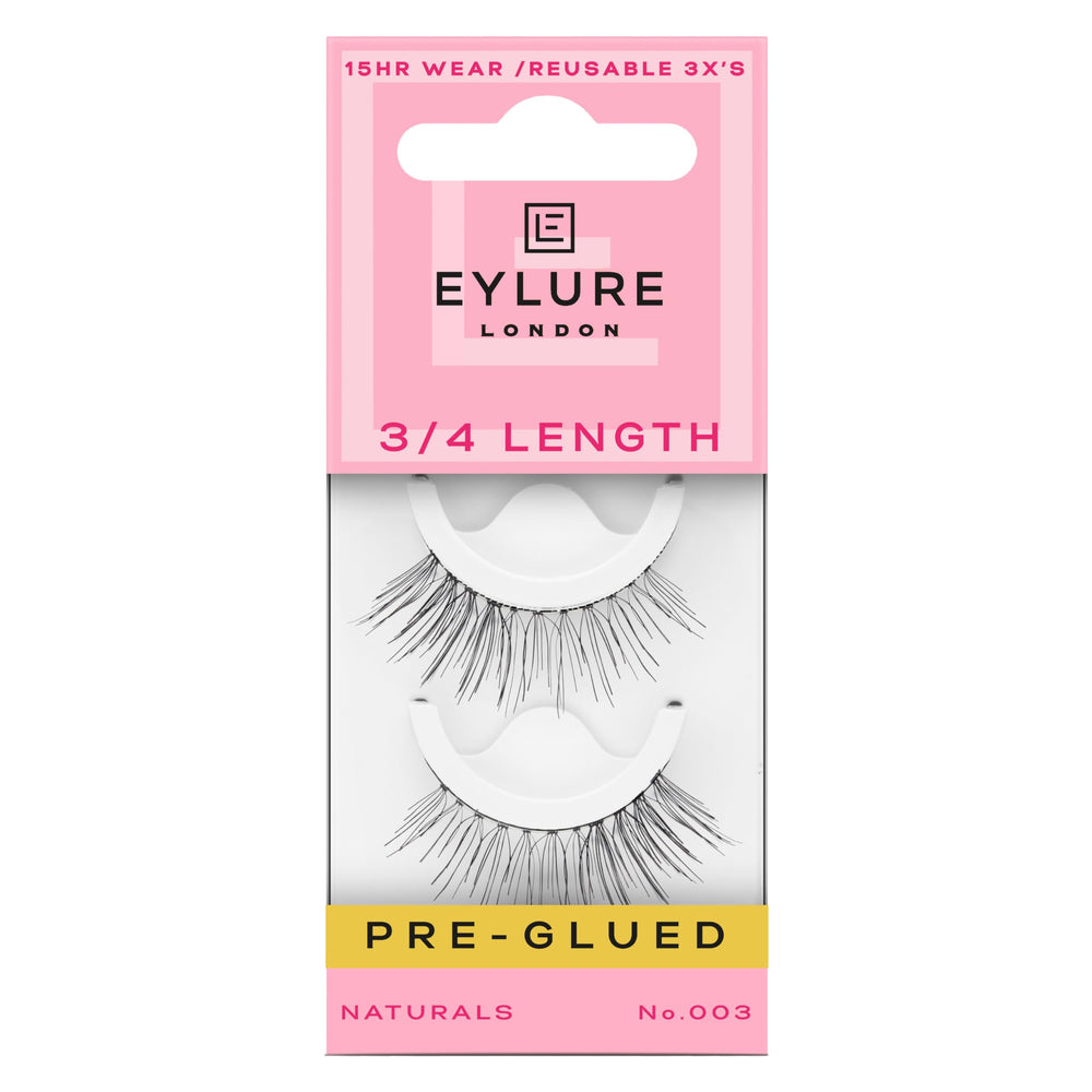 Eylure Naturals No.003 close-up band shows cushioned comfort for lashes