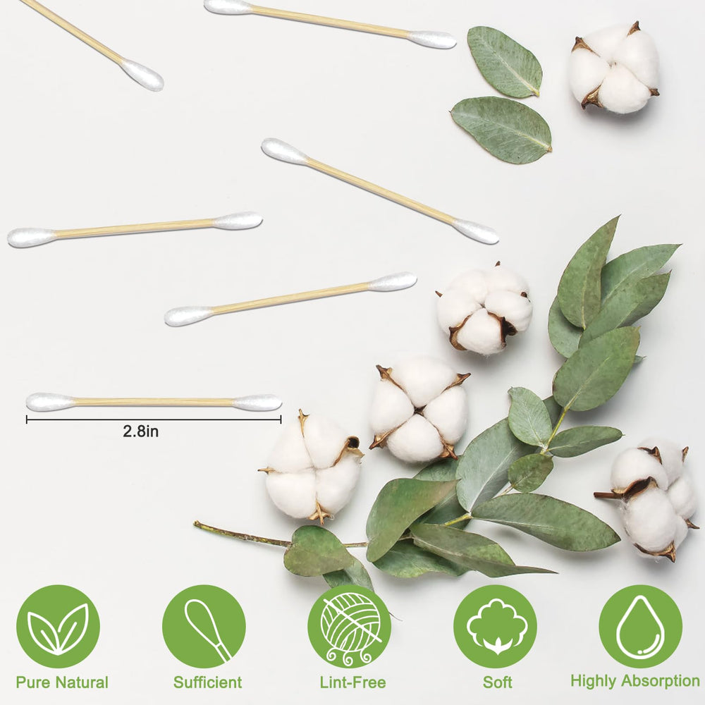 Eyxformula bamboo sticks soft tips highlight gentle, precise ear cleaning and crafts.