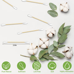 Eyxformula bamboo sticks soft tips highlight gentle, precise ear cleaning and crafts.