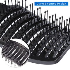 eyxformula bristles close-up detangling highlights gentle detangling action.