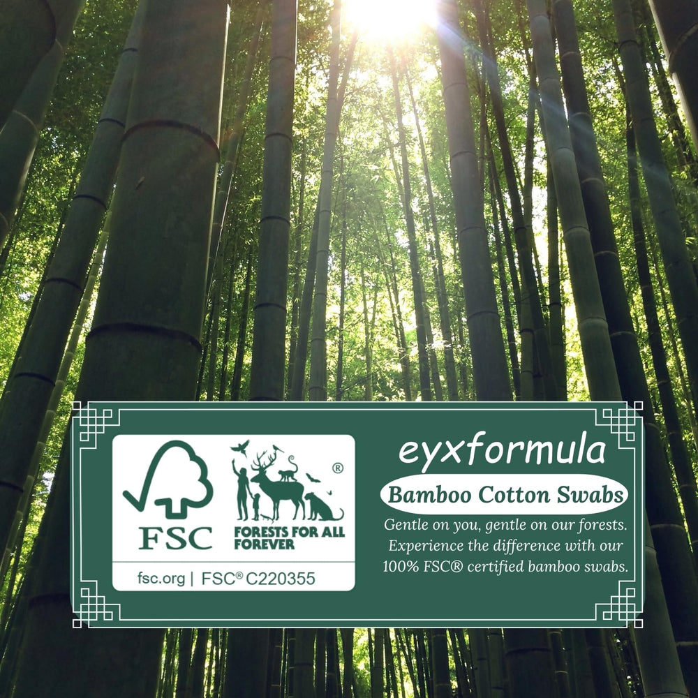 eyxformula long cotton swabs precision tip closeup highlights accurate placement and control.