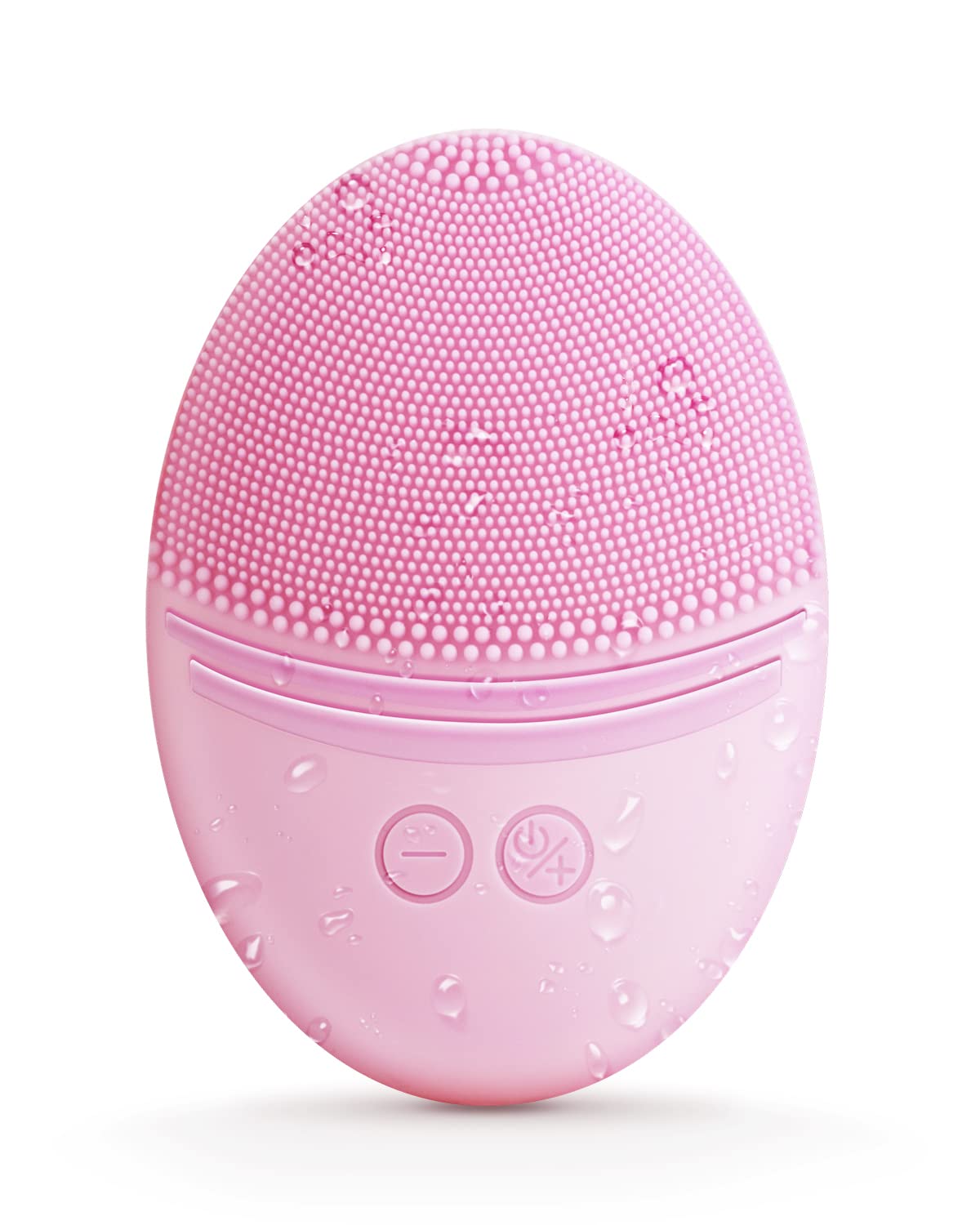 EZBASICS face scrubber soft silicone pink for gentle cleansing and soothing facial massage.