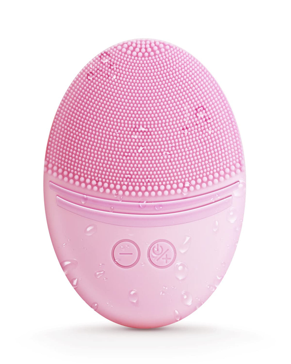 EZBASICS face scrubber soft silicone pink for gentle cleansing and soothing facial massage.
