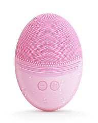EZBASICS face scrubber soft silicone pink for gentle cleansing and soothing facial massage.
