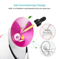 EZBASICS facial steamer nozzle adjustment enables personalized spa-level steam.