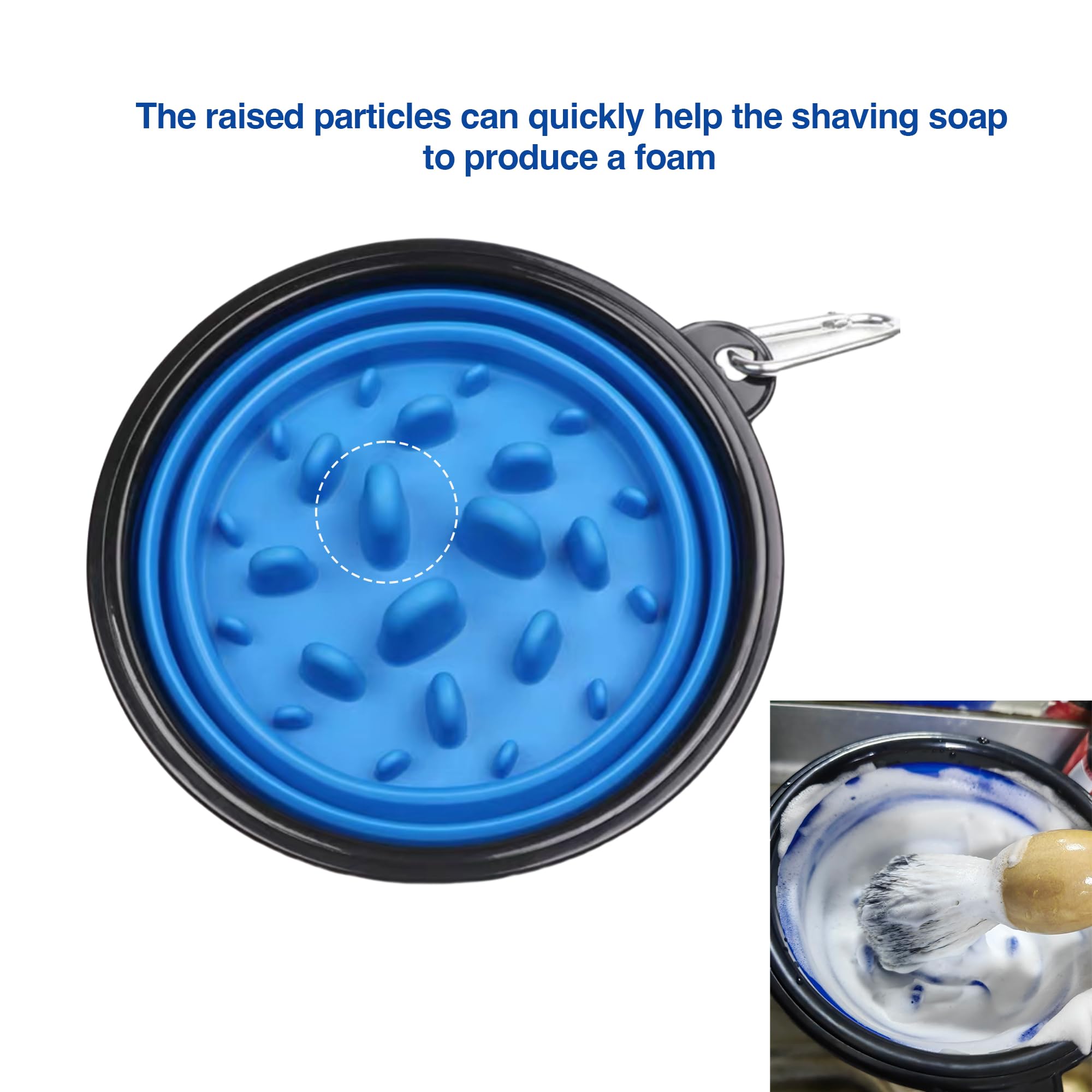 Ezcora silicone shaving bowl is durable and easy to clean after use