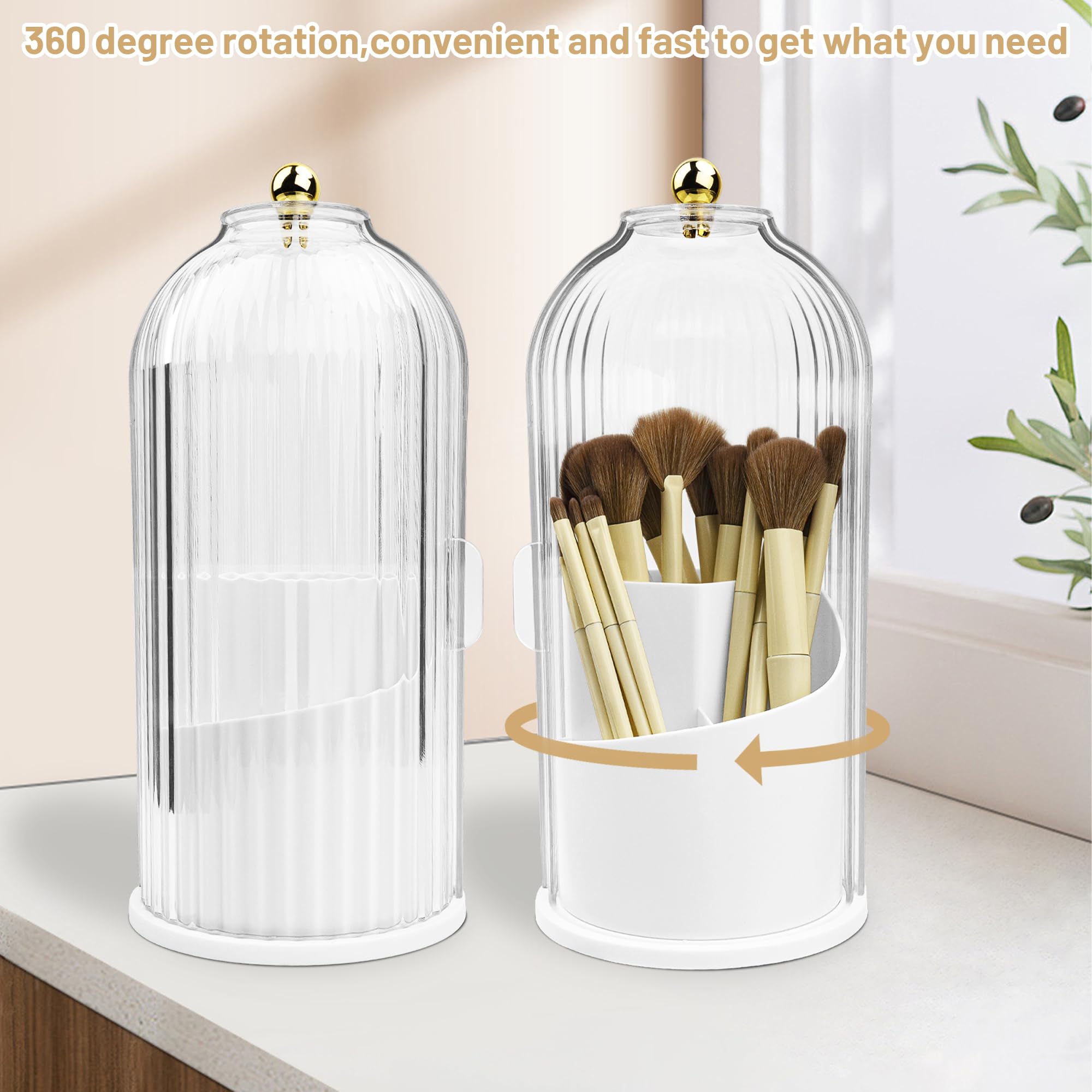 Ezebesta gift-ready brush holder suitable for makeup lovers