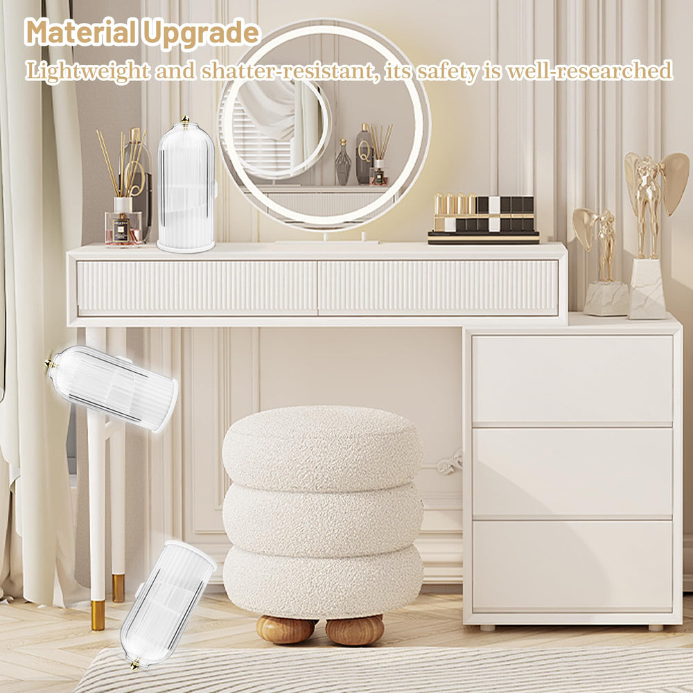Ezebesta vanity organizer keeps brushes upright and easy to grab