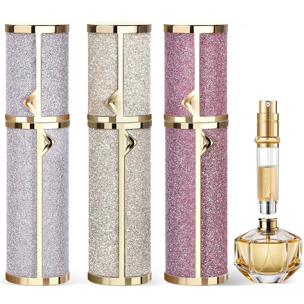 EZEJIAO travel perfume bottle compact shows TSA-friendly design for easy packing.