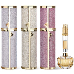 EZEJIAO travel perfume bottle compact shows TSA-friendly design for easy packing.