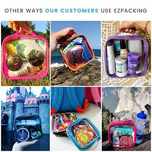 EzPacking clear gym bag style closeup demonstrates versatile home use.