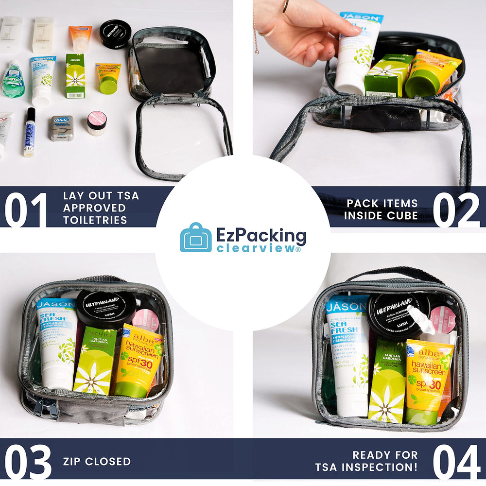 EzPacking compact bag helps organize electronics and chargers on trips.