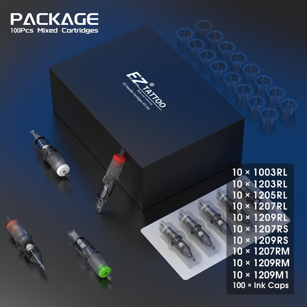 EZTAT2 cartridge needles 5RL for smooth shading and coverage