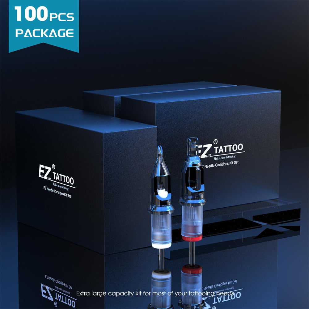 EZTAT2 cartridge needles 9RL wide-area coverage and magnum results