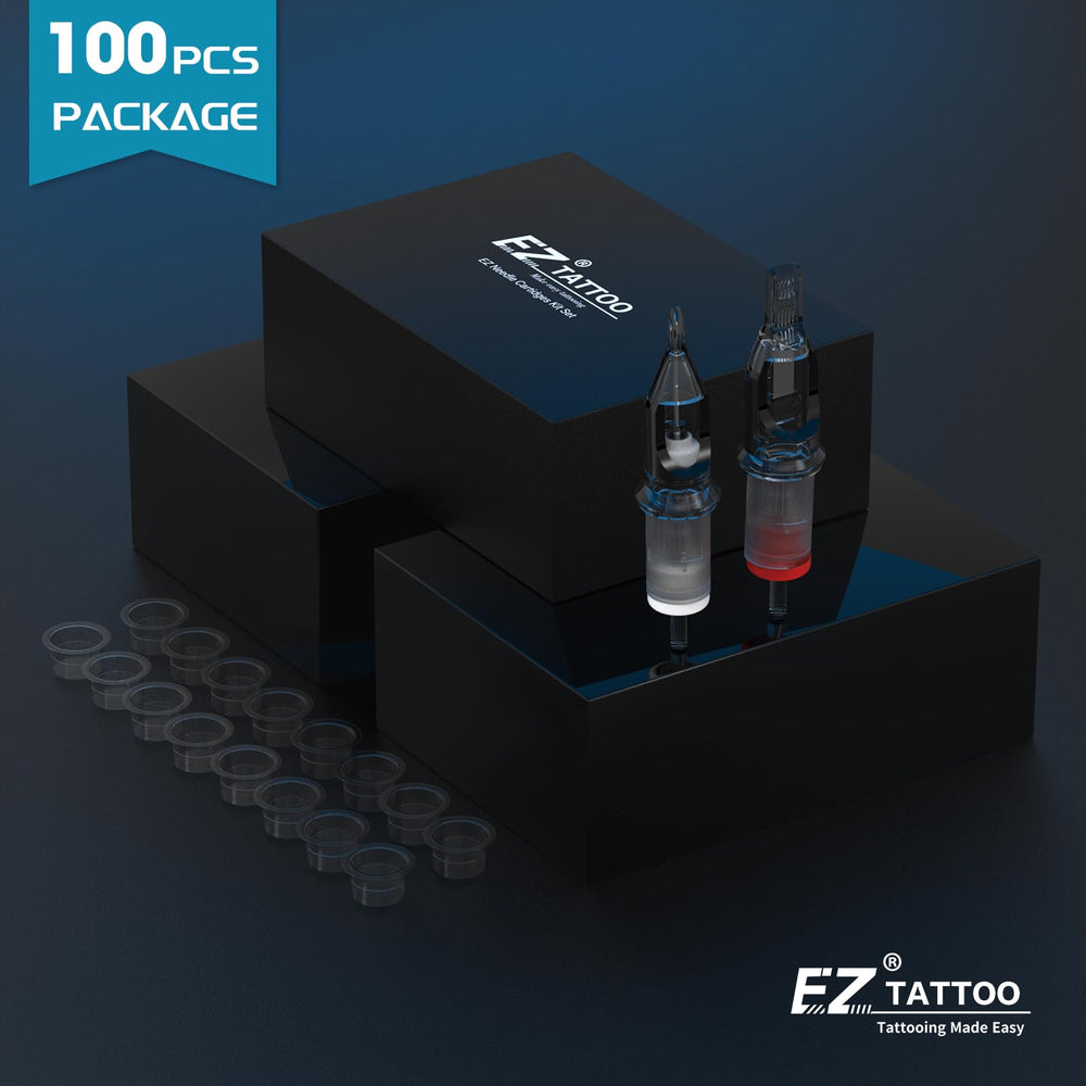 EZTAT2 cartridge needles 9RS fine shading for detail