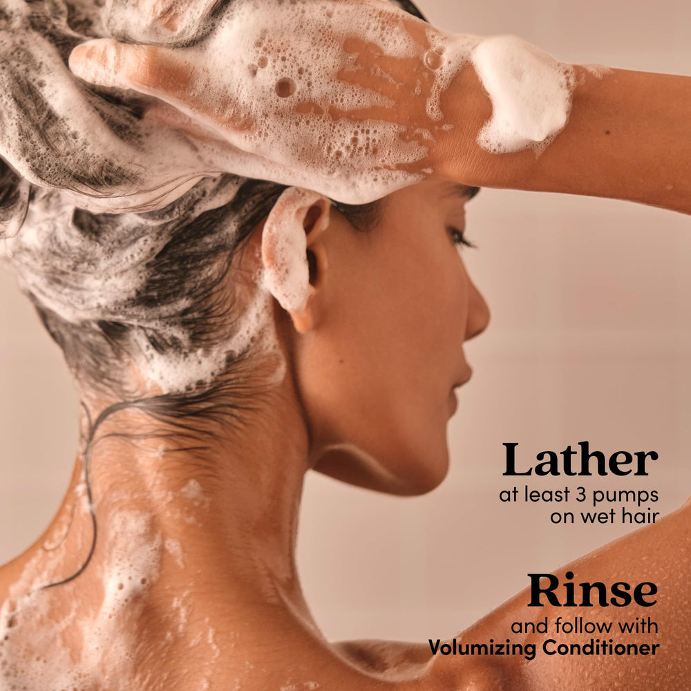 Fable & Mane amla shine visual highlighting radiant, silky-soft look