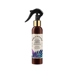 Fable & Mane detangling leave-in bottle shows smooth detangling in action.