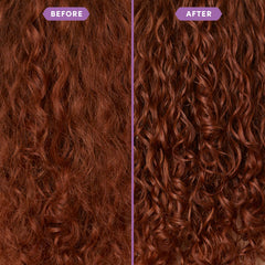 Fable & Mane leave-in on damp hair demonstrates moisture and detangling benefits.