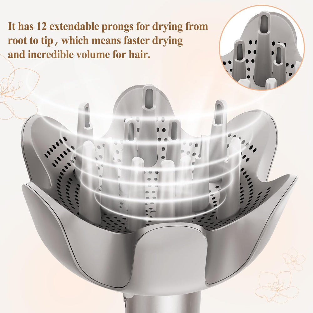 Fabmira deep bowl design dries larger sections evenly while preserving curl integrity.